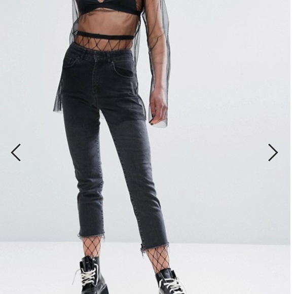 the ragged priest Denim - The Ragged Priest Mom Cropped Jean